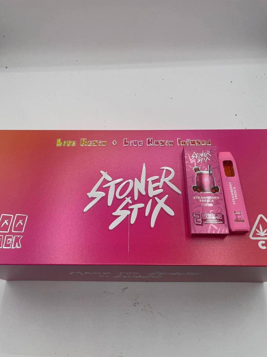 Stoner Stix Live Resin + Live Rosin 2g Disposable Box